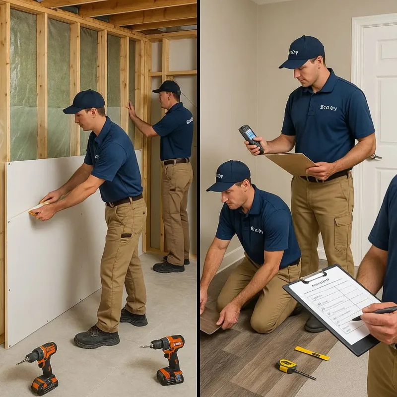 Repairs and Reconstruction process in Mathews, LA